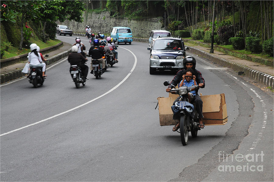 Balinese Transportation Photograph by Vivian Christopher