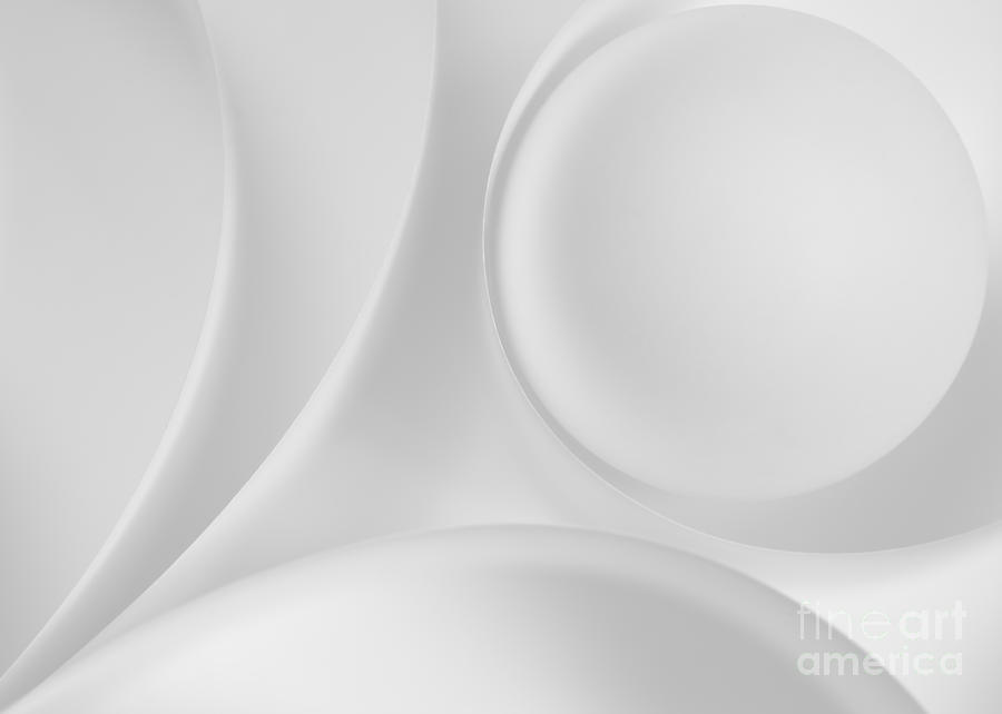 Abstract Photograph - Ball and Curves 08 by Nailia Schwarz
