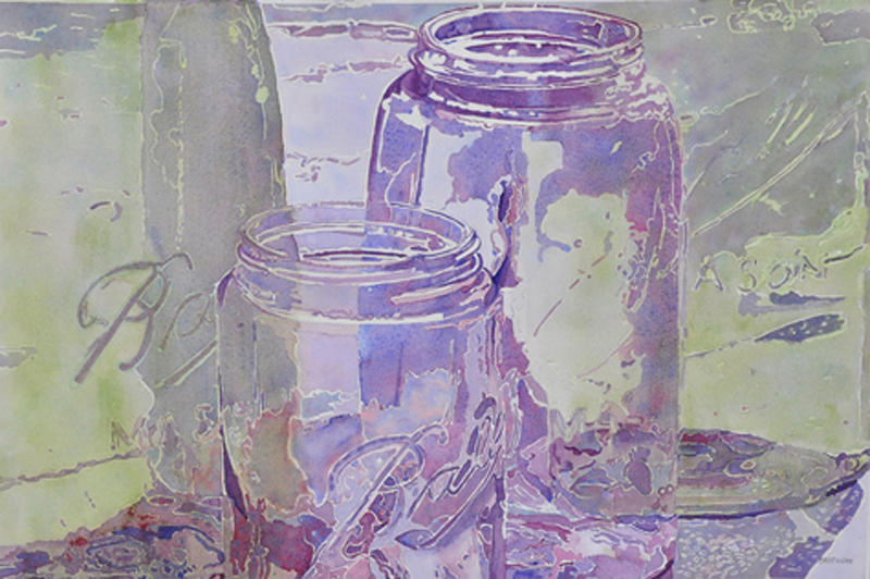 Ball Jar Collection Painting by Michael Brothers - Fine Art America