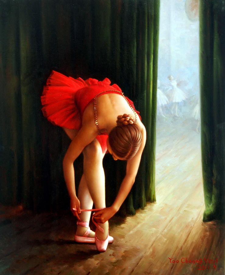 Ballerina 2 Painting by Yoo Choong Yeul