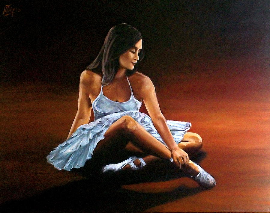 Portrait Painting - Ballerina by Natalia Tejera