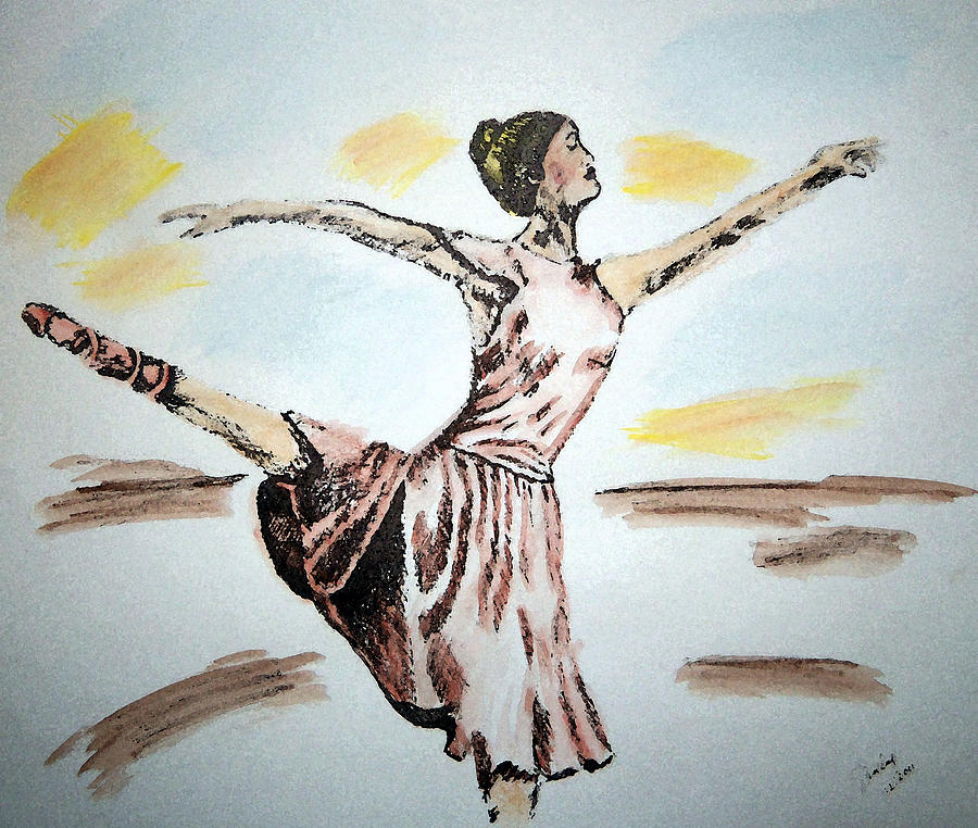 Ballerina Painting by Shelley Bain