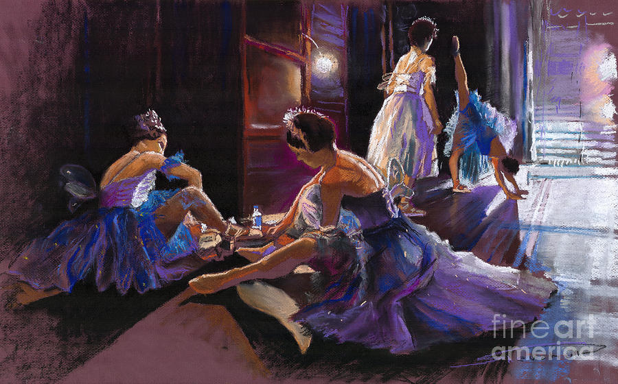 Pastel Pastel - Ballet Behind The Scenes by Yuriy Shevchuk Pastel Pastel - Ballet Behind The Scenes by Yuriy Shevchuk