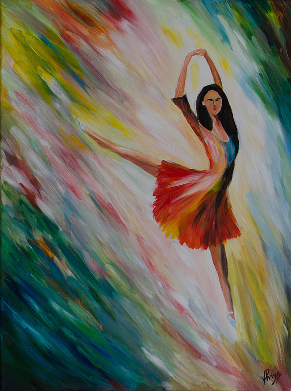 Ballet Dancer Painting by Vishnupriya Ramanujam - Fine Art America