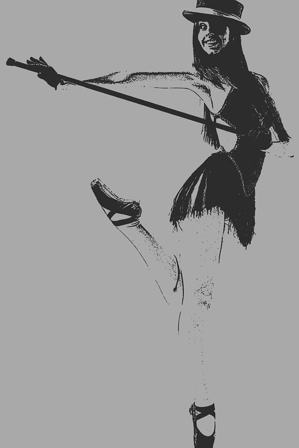 Portrait Photograph - Ballet girl by Naxart Studio