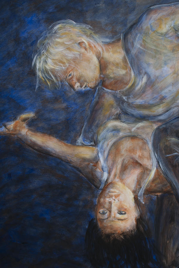 Ballet In The Dark II Painting by Nik Helbig