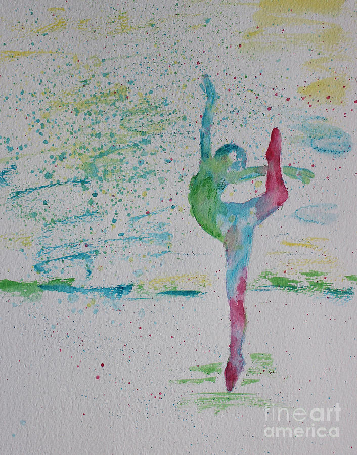Ballet Pointe 2 Painting by Carolyn Weir - Fine Art America