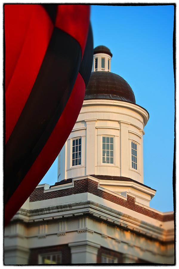 Balloon and Dome of the Canton Courthouse Photograph by Jim Albritton