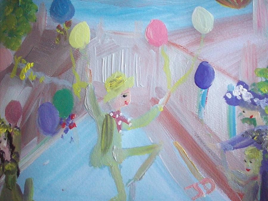 Balloon Dance Painting by Judith Desrosiers