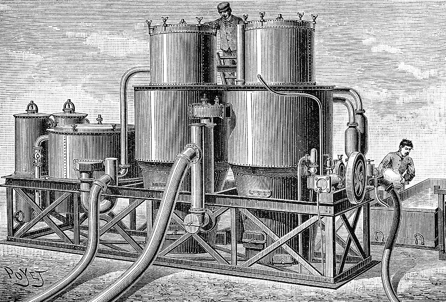 Balloon Gas Generation, 19th Century by