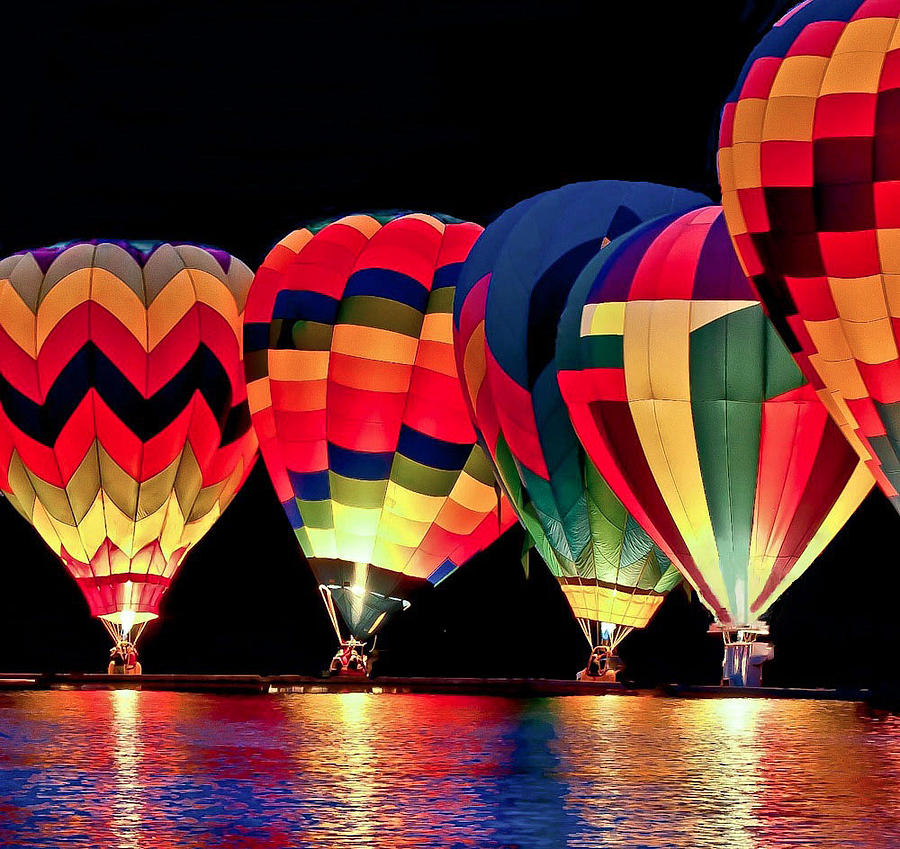 Balloon Glow Photograph by Richard Marquardt Fine Art America