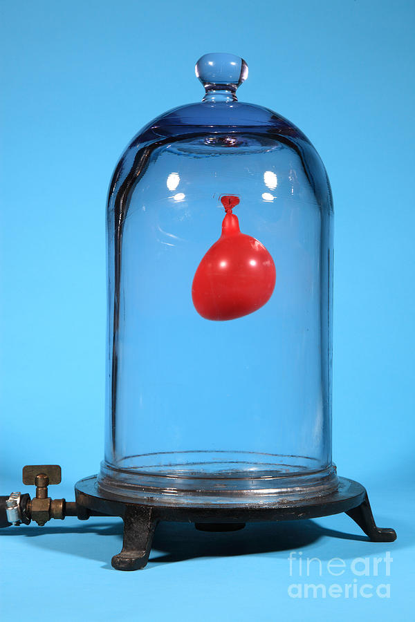 Balloon In A Vacuum, 1 Of 6 Photograph by Ted Kinsman
