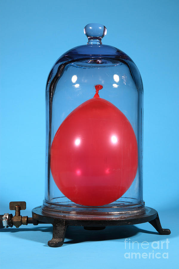 Marshmallow Photograph - Balloon In A Vacuum, 6 Of 6 by Ted Kinsman