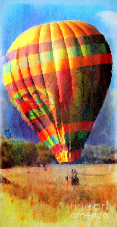 Balloon Landing In Los Frailes Photograph by John  Kolenberg