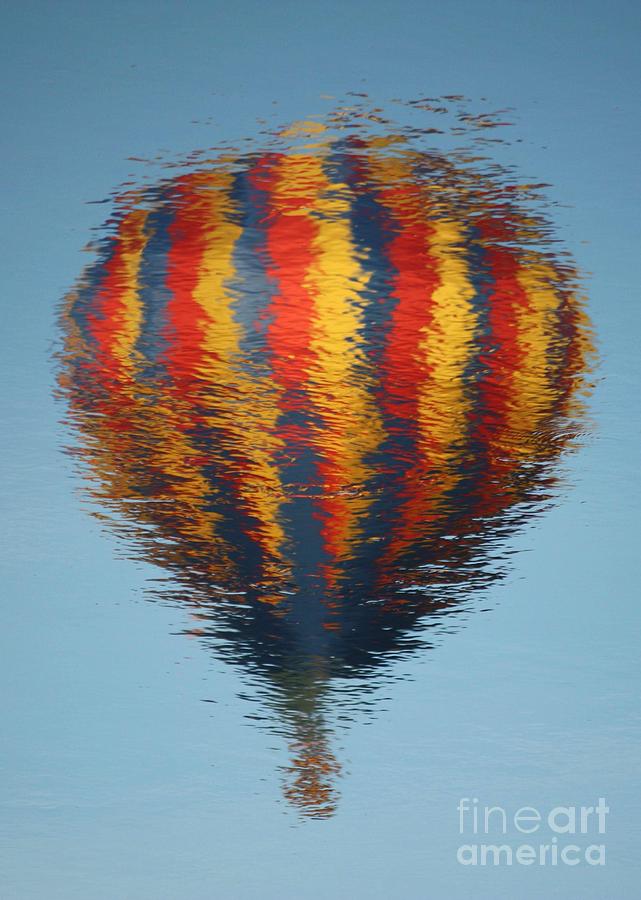 Balloon on the Water Photograph by Carol Groenen