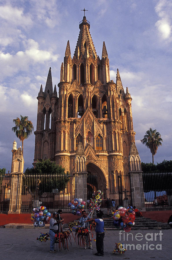 BALLOON VENDORS San Miguel de Allende Mexico Photograph by John  Mitchell