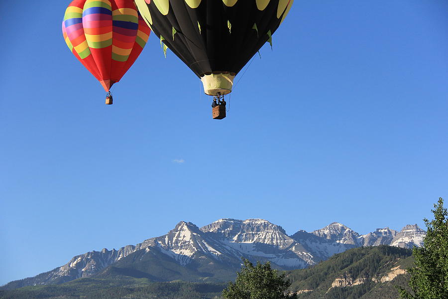 Ballooning over Ridgway Photograph by Marta Alfred