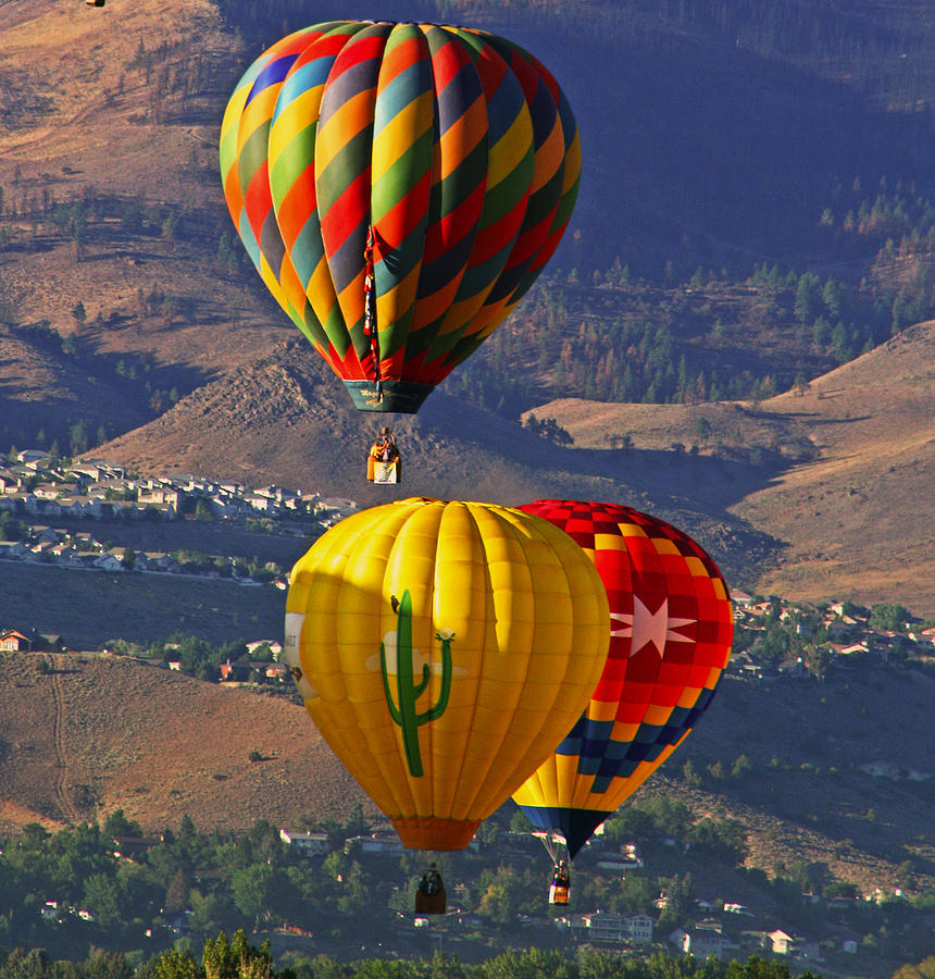 Balloons Over Reno Photograph by Dorothy Cunningham
