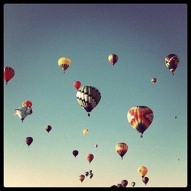 Albuquerque Photograph - #balloons #sky #nice #based by Mario Pena