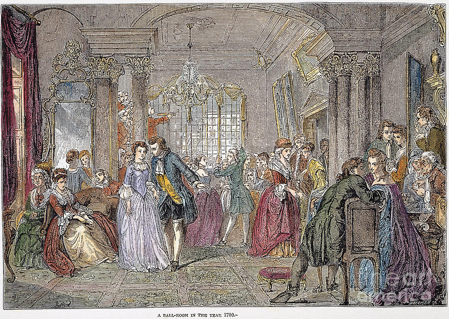 Ballroom, 1760 Photograph by Granger