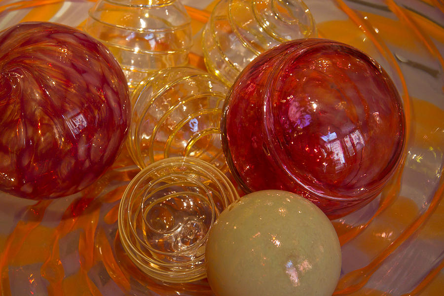 Balls of Glass Photograph by Roger Mullenhour
