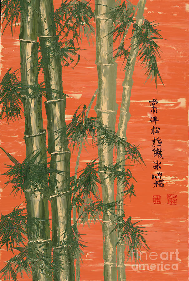 Bamboo Coral 2 Painting by Daniel Paul Hoffman