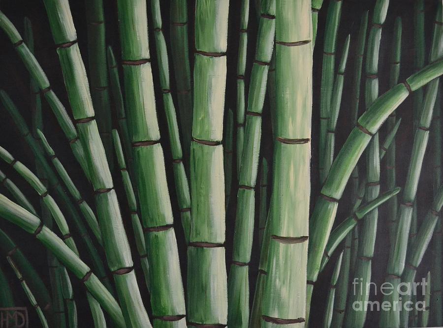 Bamboo Painting - Bamboo Garden by Holly Donohoe