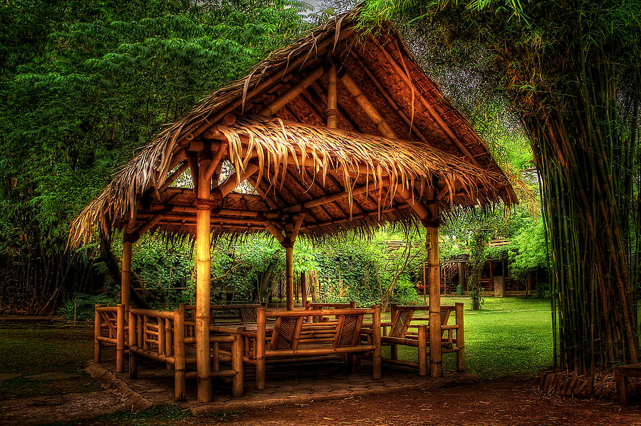  Bamboo  Hut  Photograph by Tonny Ernawan