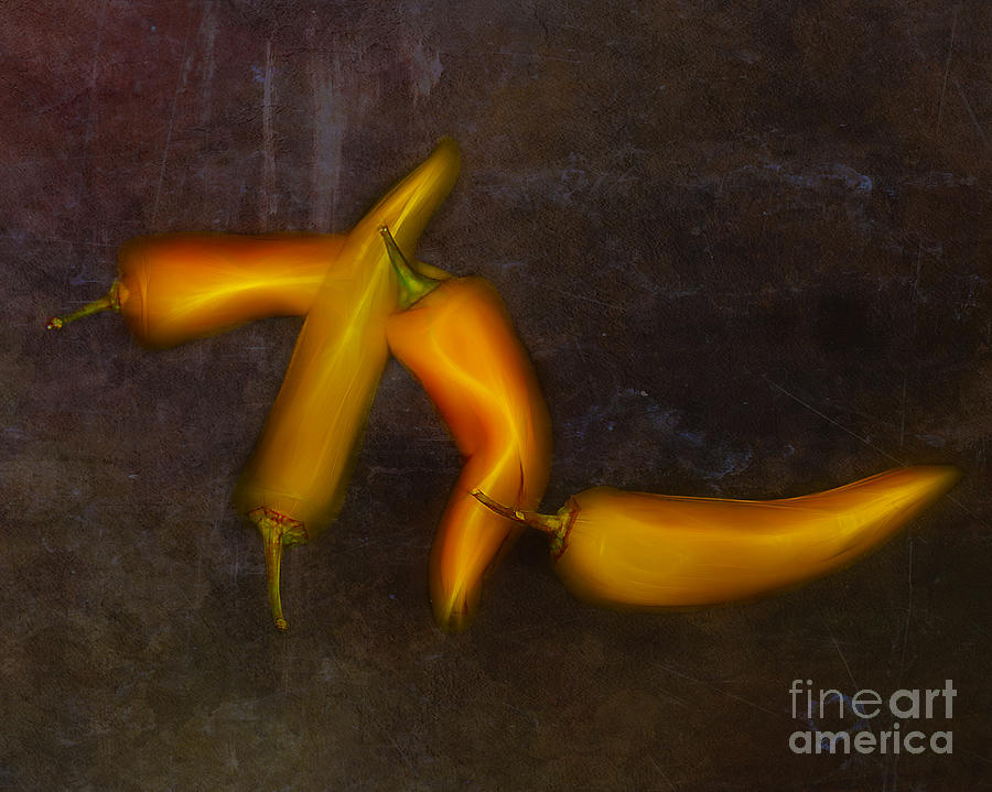 Vegetable Photograph - Banana Peppers by Judi Bagwell