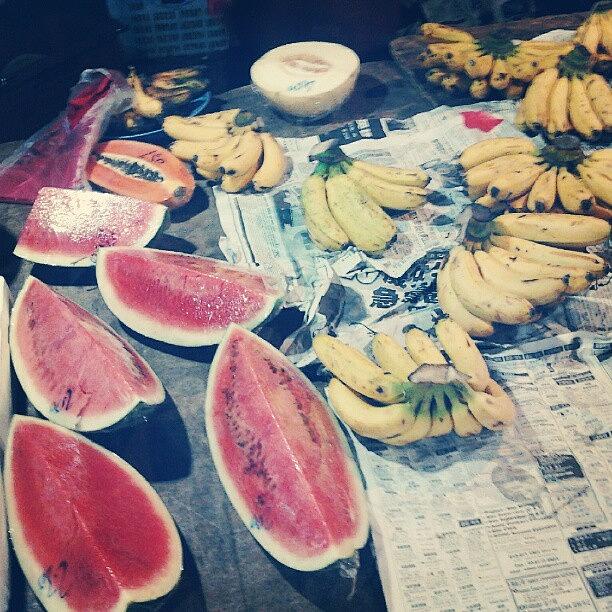Bananas And Watermelon :) Photograph by Hofiz Achoson