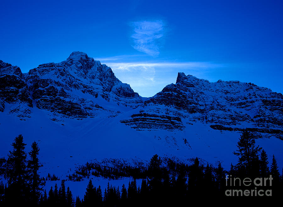 Banff National Park Photograph - Banff - Crowfoot Mountain 2 by Terry Elniski