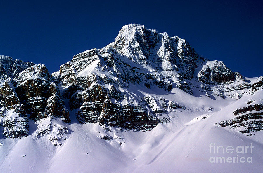 Banff - Crowfoot Mountain Close - Up Photograph by Terry Elniski