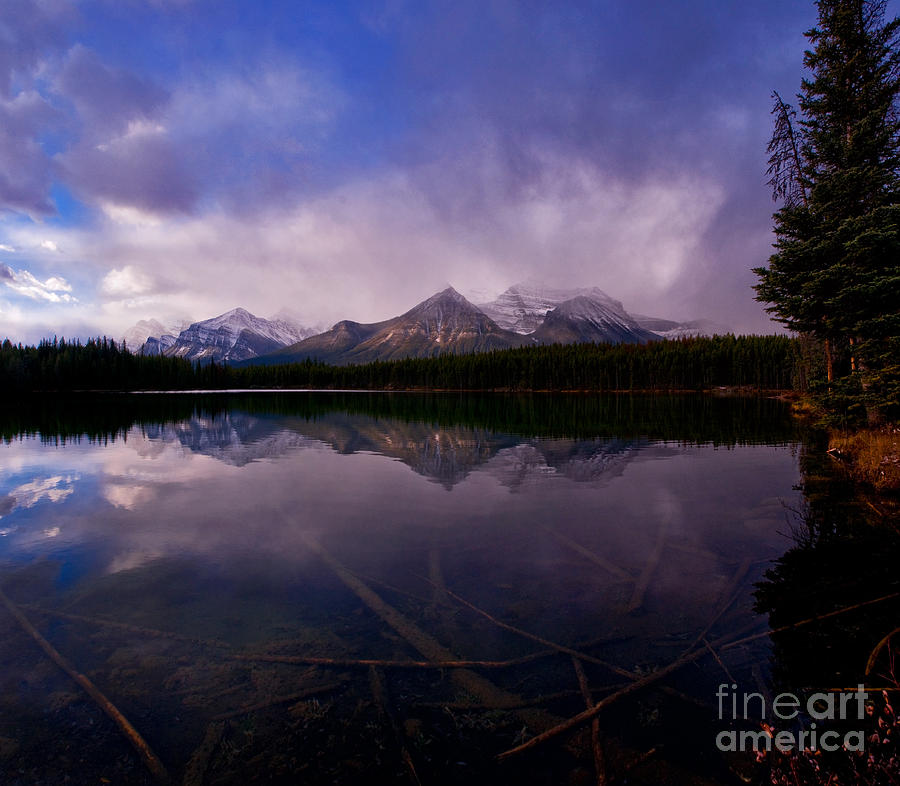 Banff - Herbert Lake Photograph by Terry Elniski