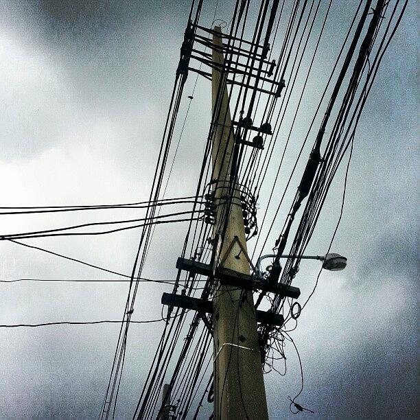 Wires Photograph - #bangkok #photography by Kirty Khanijou