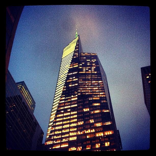 Sunset Photograph - Bank Of America Tower, New York, Ny by Arnab Mukherjee