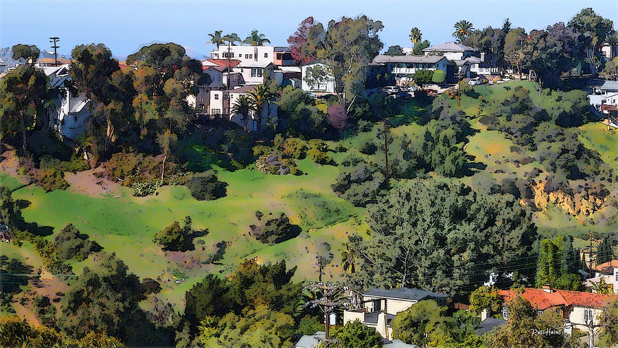 Bankers Hill San Diego Painting by Russ Harris