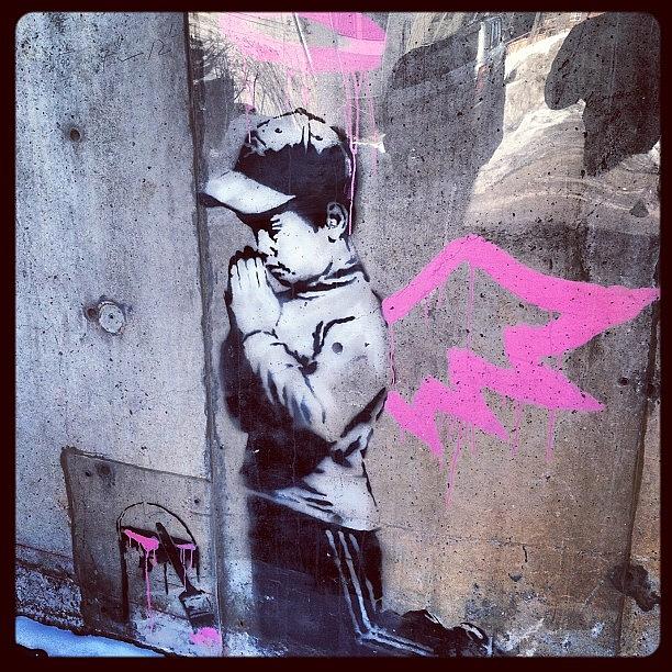 Banksy Photograph - #banksy by Kenyon Cotton