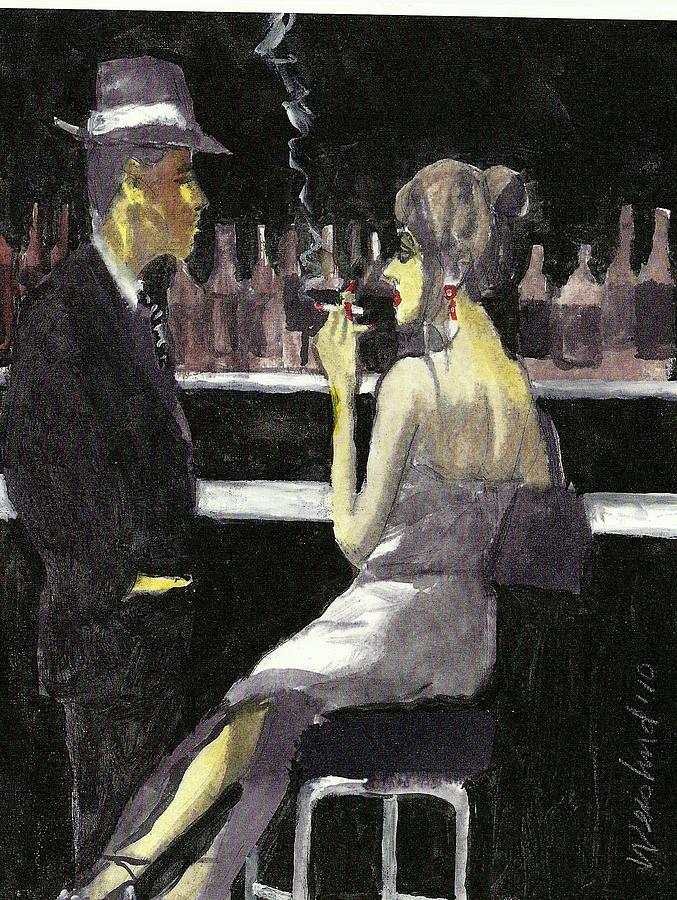 Love Painting - Bar Fly 15 by Harry WEISBURD Love Painting - Bar Fly 15 by Harry WEISBURD