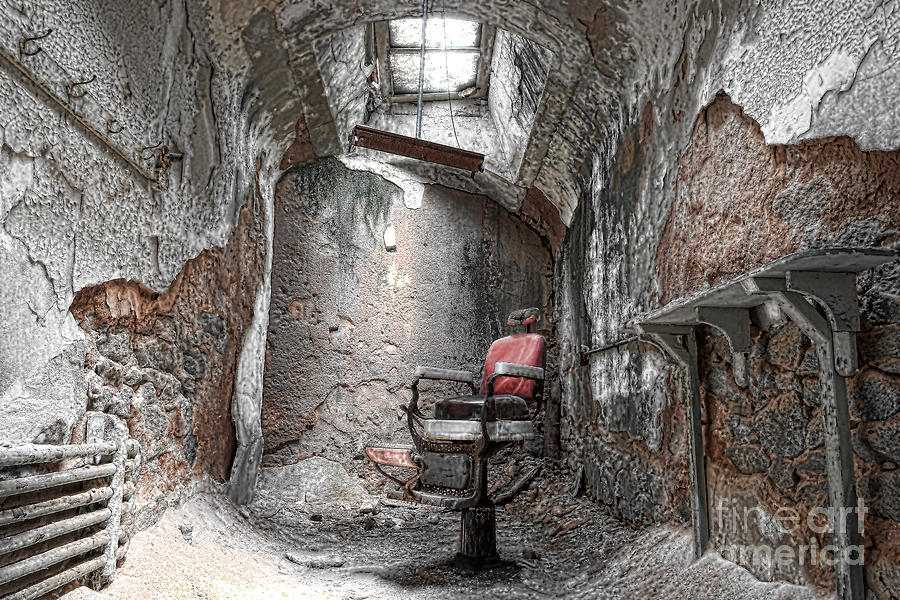 Barber - Chair - Eastern State Penitentiary Photograph by Paul Ward