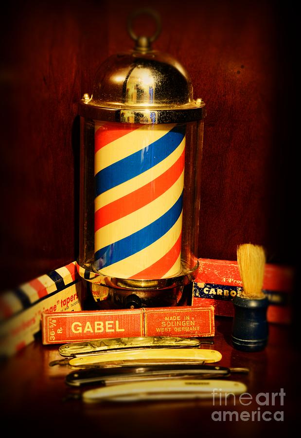 Barber - barber pole Photograph by Paul Ward | Fine Art America