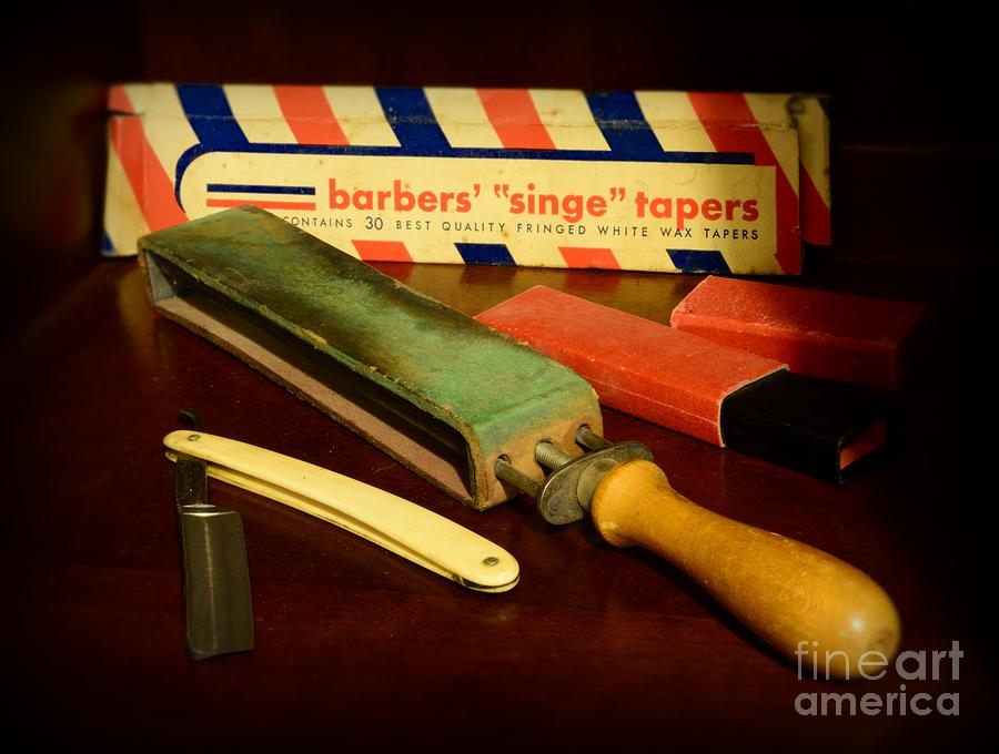 Large Razor Sharp Photograph Barber - Keep the razor sharp Photograph by Paul Ward - Fine Art America