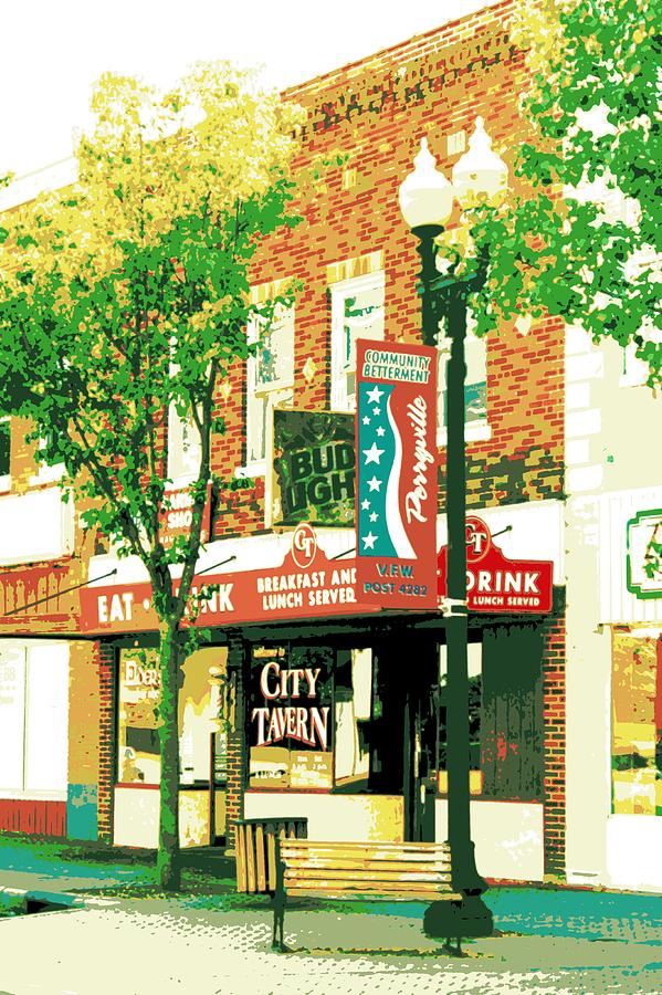 Barber Shop and City Tavern Photograph by Sheri Parris
