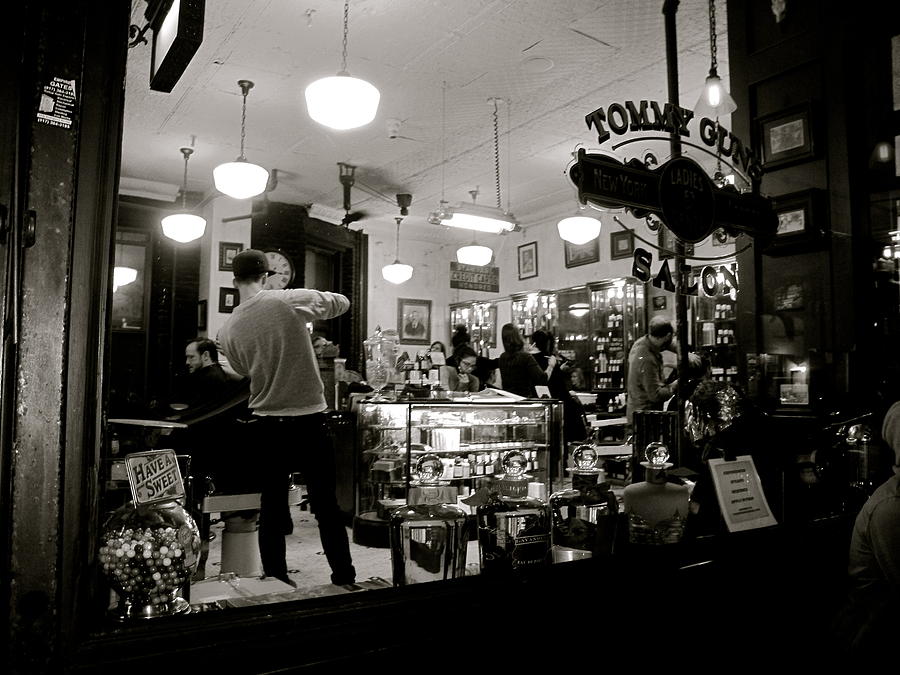 Barbershop N Y C Photograph by Heidi Horowitz Barbershop N Y C Photograph by Heidi Horowitz