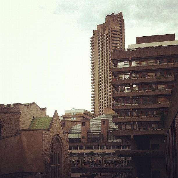 London Photograph - #barbican #stgiles #london by N R