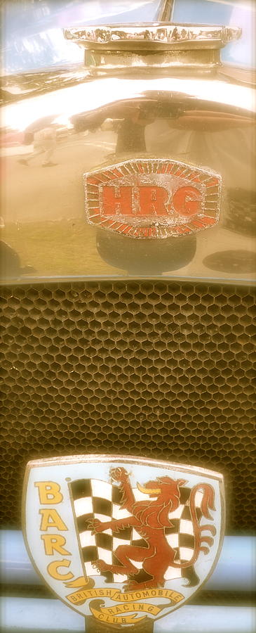 BARC Badge on a HRG Photograph by John Colley