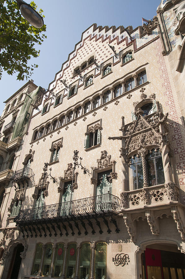 Barcelona Casa Amatller building Photograph by Matthias Hauser