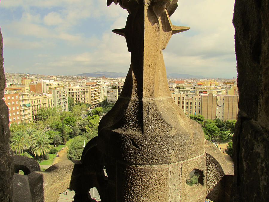 New York City Photograph - Barcelona Cityscape from Sagrada Familia 3 by Yuki Komura