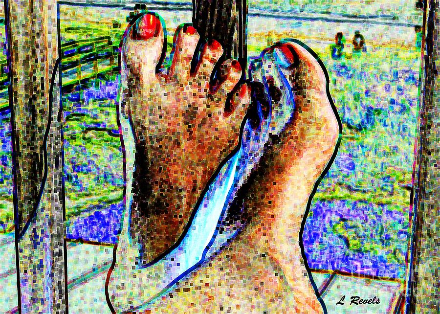 Bare Feet on Vaca Photograph by Leslie Revels