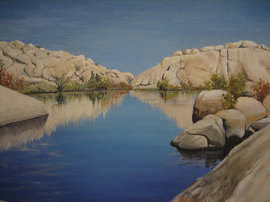 Barker Dam Painting by Barbara Prestridge