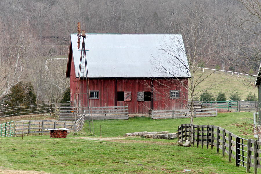 Barn Harrodsburg Indiana Photograph by Kenneth Simmerman - Fine Art America